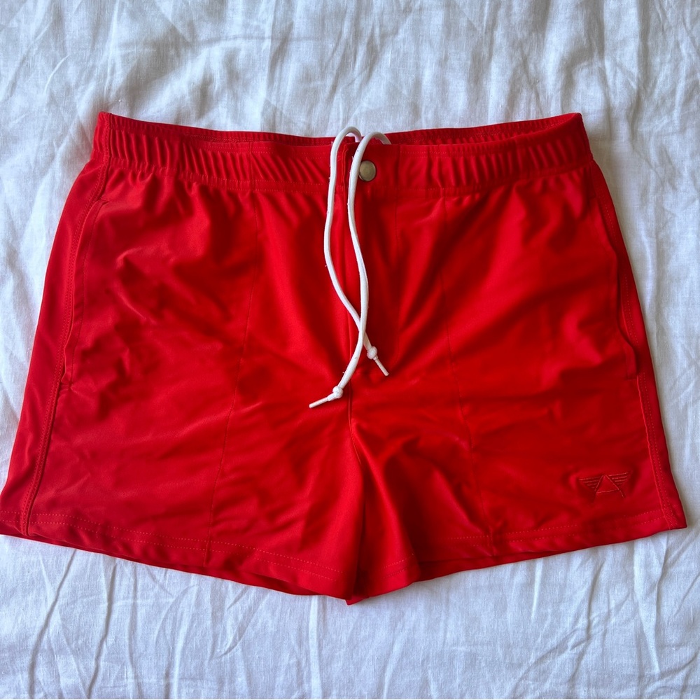 LASC Malibu Swim Shorts - Red